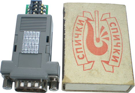 Сверхминиатюрный переходник USB-RS232-RS422-RS485
